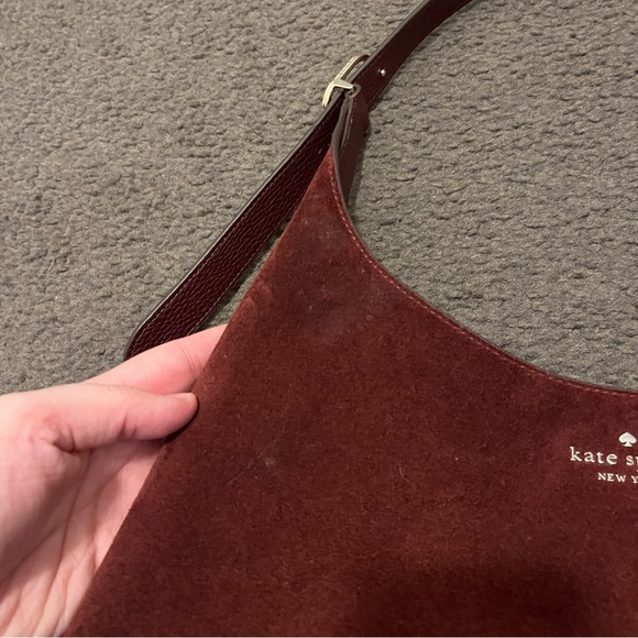 Kate Spade 454 Suede Large Shoulder Bag - Picture 5 of 12